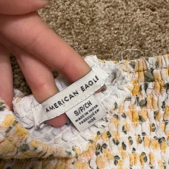 American Eagle Outfitters Yellow Floral Mini Skirt - Picture 2 of 2